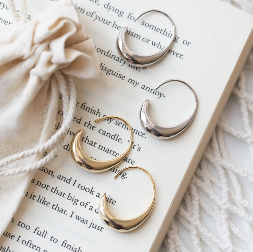 Brincos de ouro de luxo Olívia Boutique Joias