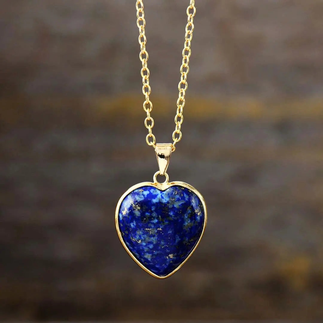 Colar de Amor em Lápis Lazuli Olívia Boutique Joias