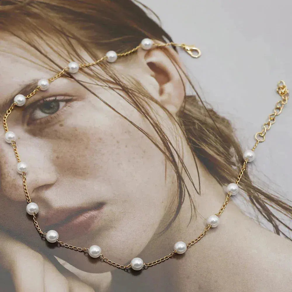 Colar de Pérola com Ouro Olívia Boutique Joias