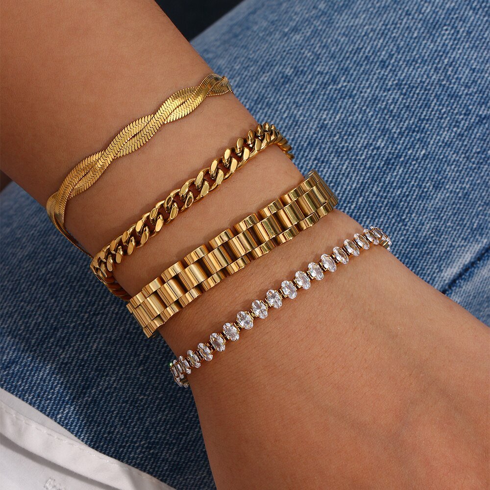 BRACELETE DOURADO Olívia Boutique Joias