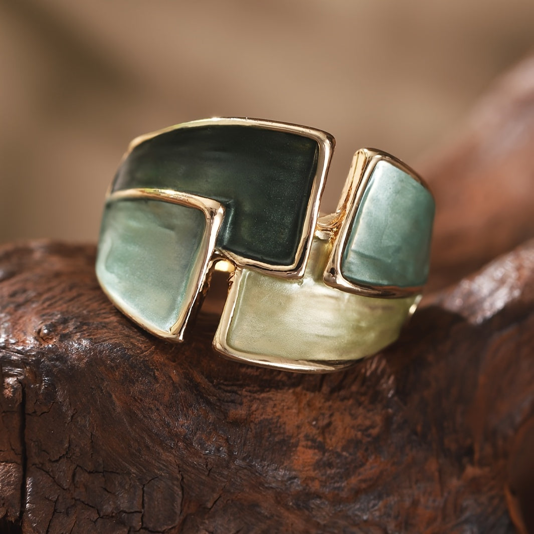 Anel Antigo Pintado à Mão Olívia Boutique Joias